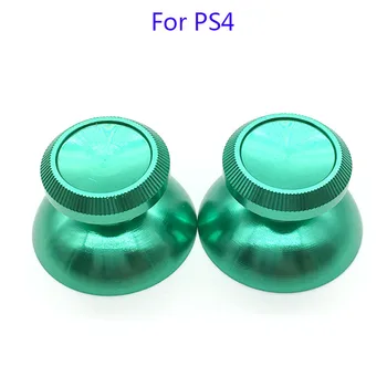 60Pairs=120Pcs Kovinsko Palčko Thumbstick Pokrovček za Sony PlayStation 4 Xbox En Krmilnik Barvita
