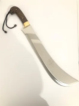 Ročno kukri stainlees jekla 4116 kampiranje nož za preživetje oreh ročaj scimitar meč broadsword sekiro ostro kovane machet