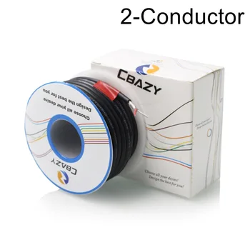 2C-Black-10M-UL 2547 28 AWG Multi-core krmilni kabel bakrene žice oklopljen audio kabel, slušalke, kabel za signal linije