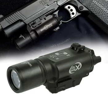 500 Lumnov Taktično X300 X300 Ultra Pištolo Pištolo, Svetlo Orožje svetlobe Lanterna Airsoft Svetilka Fit 20 mm Picatinny Weaver Železnici