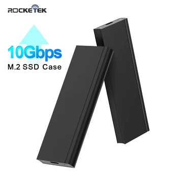 Rocketek M2 SSD Primeru NVME Ohišje 10Gbps M. 2 USB Tip C 3.1 Adapter za PCIE NGFF M/B&M Ključ Disk Polje