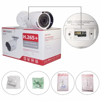 Hikvision IP Kamero Kompleti Vgrajeni Plug & Play 4K NVR 8CH 8POE 2SATA H. 265 + DS-2CD2043G0-I Varnostne Kamere CCTV Sistema