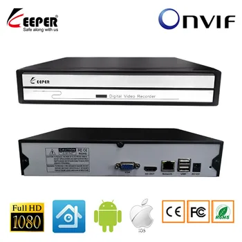 Rejec Mini 4CH 8CH 16CH 1080P video NVR IP Kamere CCTV Omrežja, Video Snemalnik Podpira Onvif Protocal