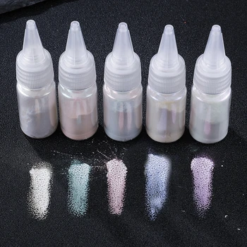 5 Barv Pearlescent Naravnih Mica Mineralnih Prahu Epoksi Smolo Dye Pearl Pigment T4MD
