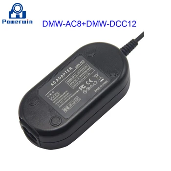 Powerwin DMW-AC8+ DMW-DCC12 AC8 DCC12 Moč Camera Adapter za Polnilnik Lutke Spojnik Baterija za DMC-GH3 GH4 GH5 GH3K GH4K