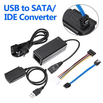 Pohiks Prenosni USB 2.0 SATA/IDE Trdi Disk Adapter Pretvornik-Kabel 480Mbps Visoko Hitrost Kartice Za PC Računalnik