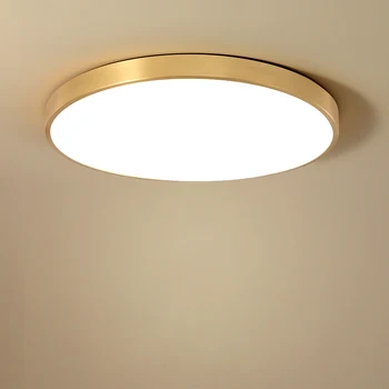 Ultra-tanek LED stropna svetilka zlato nitko namestitev površine dnevna soba, spalnica oddaljeni dom dekoracija razsvetljava