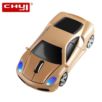 CHYI Gaming Miška 2,4 GHz 1600DPI Avto Obliko Brezžična Optična Miška Mini 3D Ergonomska PC Miši z USB Sprejemnik Za Otrok Darilo PC