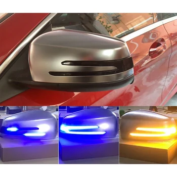 Avto Strani Krilo Rearview Mirror Znak Repetitorja Dinamičen Zavoj Signal, LED Luči, ki so Primerni Za Benz A B CLS GLK Razred C E S CLA