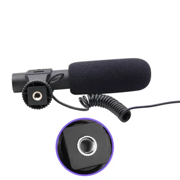 MIC-05 Strokovni Razgovor Mikrofon Hypercardioid Kamera Video Prostem PC Snemanje Video HD Zvok, 3.5 mm Vtičnica za Mikrofon Mic