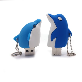 USB flash disk risanka dolphin pen drive pravi zmogljivosti memory stick ustvarjalno darilo pendrive 4GB 8GB 16GB 32GB 64GB usb ključ