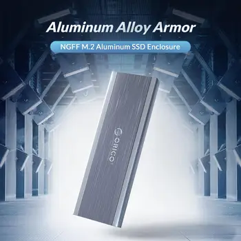 ORICO M2 SSD Primeru NGFF Aluminija M. 2 SATA SSD Ohišje USB3.1 Tip-C 5Gbps 2230 2242 2260 2280 SATA M. 2 Trdi Disk do 2TB