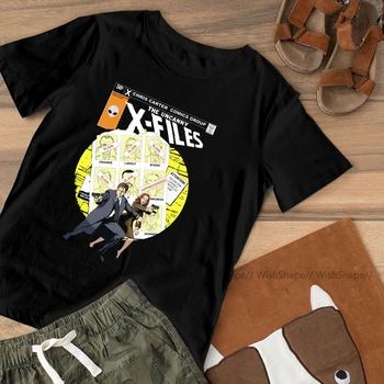 Mulder T-Shirt Je Grozljivo X-Datoteke T Shirt Street Mode Plus Velikost Ženske tshirt O Vratu Dame Tee Majica