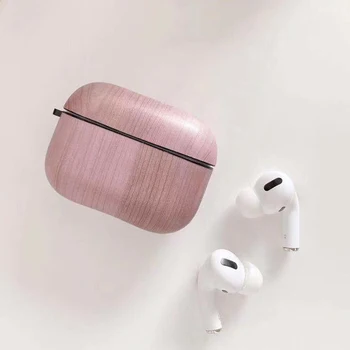 Lesene Bluetooth Slušalke Kritje Za Airpods Pro Fashion Anti-Spusti In Vodotesne Slušalke Primeru Za Airpods Pro