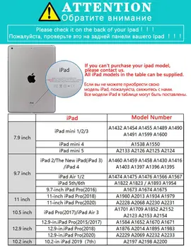 Ipad2 3 4 Belega Usnja PU Trdo Nazaj Primeru Srčkan Čarobni Girl Pokrov Zaščitni Za leto 2020 iPad Pro 11 za 12,9 10.5 za 7,9 palčni Mini 1 2 3 5