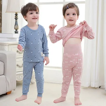 Fant Obleke Bombažno Pižamo Za Dekleta Fantje otroške Pižame Obleka Dojencek Dekliška Oblačila Risanka Pižame Otroci Pijamas Infantil