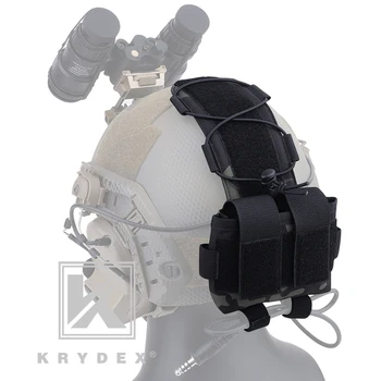 KRYDEX MK2 Taktično Protiutež Baterije, Torbica Za Boj proti Čelada Pripomoček za Shranjevanje Zadrževanja Sistem GPNVG-18 Polje Baterije MCBK