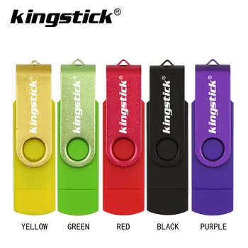 Kingstick OTG 2.0 flash disk, Kovin, U disk, pogon pero s pretvornikom, 4GB 8GB 16GB 32GB 64GB 128GB za Android pametne telefone