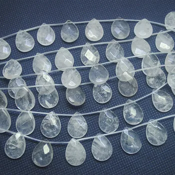 20pcs Naravnih Opal steklo Češnja quartz Črni Oniks Kristalno kroglice siva agates kamen Solze ohlapno obliko kroglice strune 15x20mm