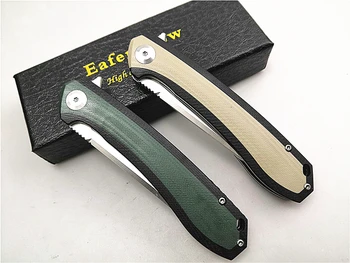 Folding Nož Eafengrow EF947/EF964 D2 rezilo EOS Žepni Nož G10 ročaj Flipper Taktično Preživetje Lovski Nož, Zložljivi