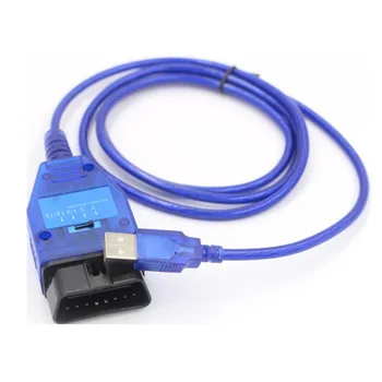 Novo za VAG USB KKL Vmesnik + za Fiat ECU Scan OBD OBD2 Diagnostični Optičnega Kabla, Avtomobilov, Motorjev, zračna Blazina Adapter za Skeniranje Orodje
