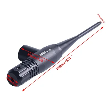 Red Dot laser Boresighter 0.22 - 0.50 Pet Kalibra Puške Nosil Sighter za Taktično Airsoft, Lov HT3-0033