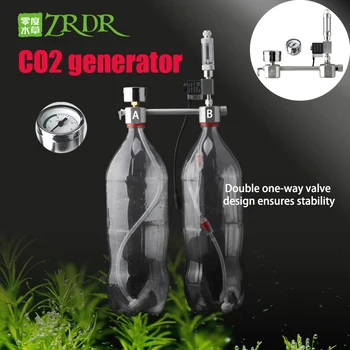 Akvarij CO2 Regulator Sistema Kit co2 Difuzor Generator z Ventilom Mehurček Razpršilo Magnetni Fish Tank Ogljikovega Dioksida Za Rastline