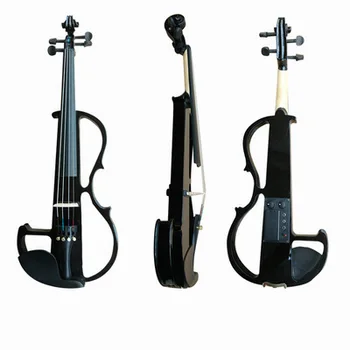 Visoko kakovostni črna roka flash 4/4 elektronski violino začetnike igranje elektronskih violina, akustični instrumenti