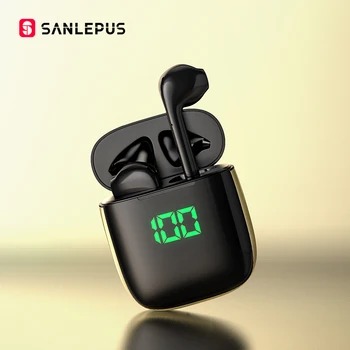 SANLEPUS Led Slušalke TWS Brezžične Bluetooth Stereo Slušalke Čepkov Slušalko Z Brezžično Polnjenje Za Xiaomi Android, iOS