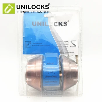 UNILOCKS 102AC Dvojni Cilinder Zapah Lockset žogo zaklepanje nakupovanje iz ZDA.
