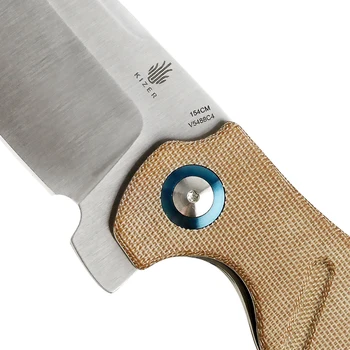 Kizer Taktično Nož V5488C4 C01C XL Micarta Ročaj Velik Zložljivi Cleaver Nož Uporablja za Kuhinjo Orodja v Prostem Kampiranje