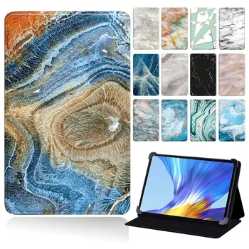 Tiskanje Usnje Tablični Primeru za Huawei Uživajo Tablete 2 10.1 /Čast V6 /MatePad Pro 10.8 /MatePad T8 /MatePad 10.4 /MatePad 10.8