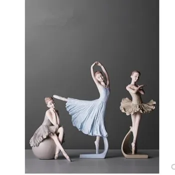 Ustvarjalne Evropski baletni plesalec obrti, dekle kip, home office namizne dekoracije, lepa punca, darilo za rojstni dan