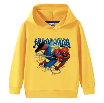 Jeseni Spiderman fantje blagovne znamke oblačil otroci Hoodies Sweatshirts Dekleta bombaž tiskanja otroci sweatshirts