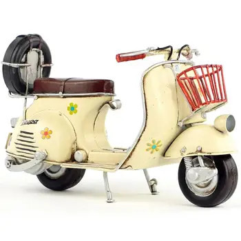 Retro Italija Slog Ročno motorno kolo, Kovinski Model Priročnik Dom Dekoracijo Umetnosti in Obrti, Za Rojstni dan &Božič'Gift
