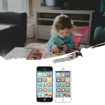 Otrok Izobraževalne Igrače, Mobilni Telefon Music Svetlobo Zaslona na Dotik Učenje Igrače Polnjenje angleški Zgodnje Izobraževanje Stroj