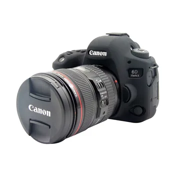 CAENBOO Za Canon EOS 6D Mark II Fotoaparat Vrečko Mehko Silikonsko Gumo Zaščitna Telo Kritje Primera Kože Za Canon EOS 6D Mark2 Vrečko