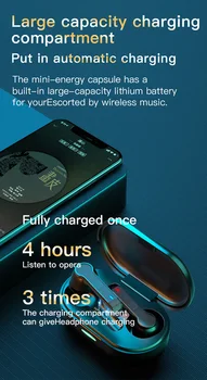 L32 Brezžične Slušalke Bluetooth 5.0 Slušalke TWS Mini HI-fi V uho Šport Teče Slušalke Podpora iOS/Android Telefonov HD Klic