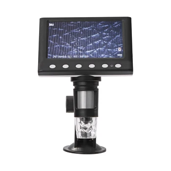 Dropship 1000X Digitalni Mikroskop 8 LED Telefoni povečave za celoten zaslon s 4,3-Palčni Zaslon Nosilec za Vrt Telovnik Opazovanje Dekoracijo