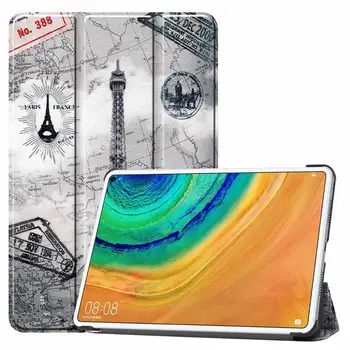 Ultra Slim Luksuzni Folio Stojalo Usnjena torbica Lahki Smart Cover za Huawei Matepad Pro 10.8 2019 MRX-W09 MRX-W19 10.8