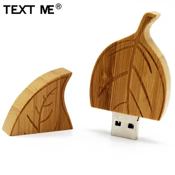 BESEDILO ME 2 model Javorjevega lesa ne zogleni bambusa Listi slog ključek usb pen drive 4GB 8GB 16GB 32GB 64GB usb2.0 pendrive