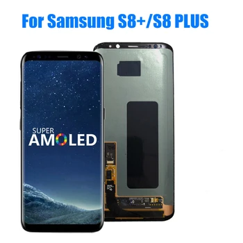 ORIGINAL AMOLED S8plus LCD zaslon Za SAMSUNG Galaxy Zaslon S8+ PlusG955U G955F, Zaslon na Dotik, Računalnike Z Mrtve Pika Spot Točke