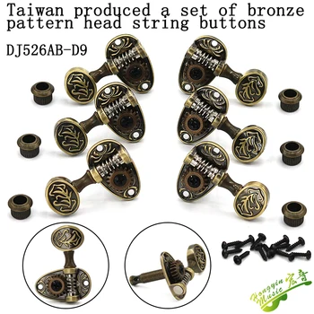 Tajvan bakelite kitara niz gumb strune odprite bronasto gred > niz vzorec mora gumb za glasnost grover obnavljanje starih načinov