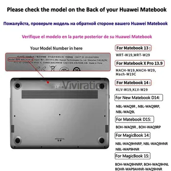 Kristalno Mat Težko Celotno Telo, Notebook Namestite Pokrov Za Huawei Matebook D15 Matebook D14 2020 Unisex Laptop Primeru Zemljevid Natisne Kože