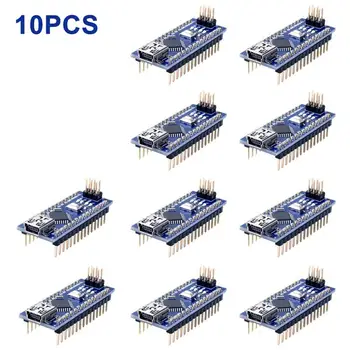 10pcs Mini Nano V3.0 Atmega328p 5v 16m Mikro-Krmilnik Odbor Modul Za Arduino