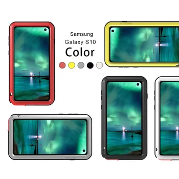 Za Samsung Note 10 Lite Doom Oklep za Zaščito Shockproof Primeru Telefon za Samsung Note 10lite Težkih Kovin, Aluminija, Pokrov