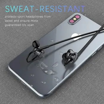 Roza Brezžične Slušalke Bluetooth Slušalke Šport Stereo Magnetni Bluetooth Slušalke Auriculars Z Mikrofonom Za iPhone Xiaomi