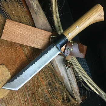 Ročno kovanje z visoko trdoto majhen nož naravnost področju preživetje potapljaški nož self-defense zbirka nož darila na prostem