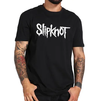 Slipknot T Shirt Heavy Metal Band Tshirt Moda Priložnostne Dihanje Fitnes Posadke Vratu EU Velikost Bombaž Vrhovi