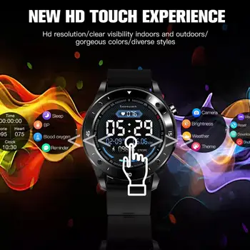 F22 Šport Pametno Gledati 1.54 Palčni Full Zaslon na Dotik Moški Ženske Smartwatch Srčni utrip, Krvni Tlak Fitnes Tracker GPS Watch IP67